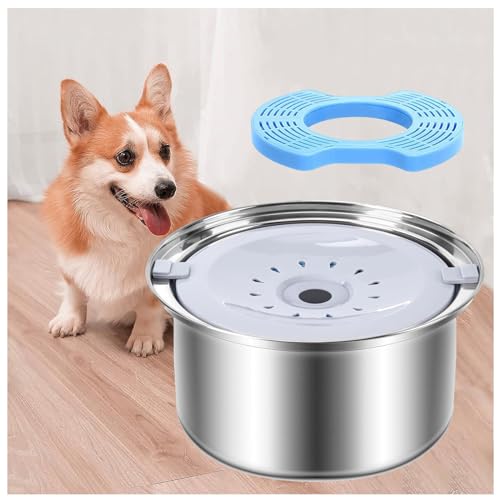 SJWJWOO Auslaufsicherer Hundenapf, 3 l, mit Filter, kein Verschütten, spritzwassergeschützt, auslaufsicher, für Fahrzeuge, Reisen, Haustier-Wasserspender für Hunde, Katzen SJWJWOO Auslaufsicherer Hundenapf, 3 l, mit Filter, kein Verschütten, spritzwassergeschützt, auslaufsicher, für Fahrzeuge, Reisen, Haustier-Wasserspender für Hunde, Katzen von SJWJWOO