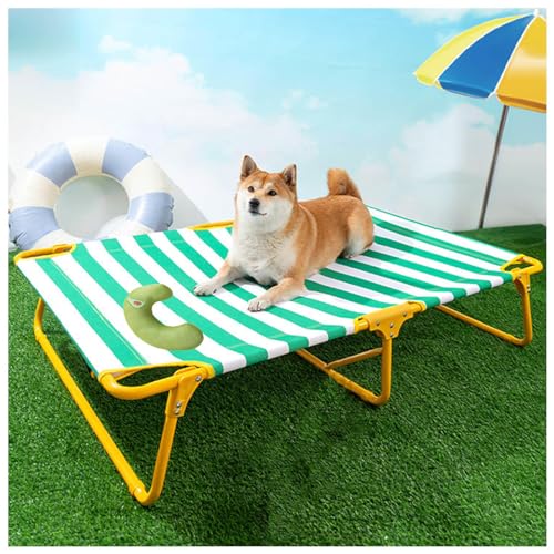 SJWJWOO Erhöhtes Hundebett, groß, mit Kissen, keine Montage erforderlich, kaufest, atmungsaktiv, kühlend, erhöhtes Hundebett, Größe XL, für Katzen, Hunde, Camping oder Strand, Grün, L 106 x 61 x 22 cm SJWJWOO Erhöhtes Hundebett, groß, mit Kissen, keine Montage erforderlich, kaufest, atmungsaktiv, kühlend, erhöhtes Hundebett, Größe XL, für Katzen, Hunde, Camping oder Strand, Grün, L 106 x 61 x 22 cm von SJWJWOO