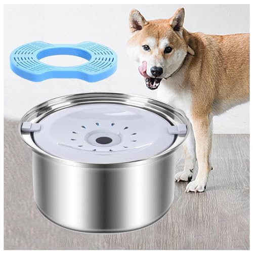 Wassernapf für Hunde, 3 l, mit Filter, kein Verschütten, spritzwassergeschützt, kein Verschütten, Fahrzeug-Reise-Wassernapf für Hunde, Katzen und Haustiere Wassernapf für Hunde, 3 l, mit Filter, kein Verschütten, spritzwassergeschützt, kein Verschütten, Fahrzeug-Reise-Wassernapf für Hunde, Katzen und Haustiere von SJWJWOO