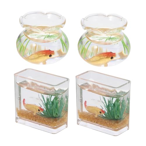 4Stücke Realistische Mikro Dekoration für Kreative Fischglas Accessoires Zufällige Farben 4Stücke Realistische Mikro Dekoration für Kreative Fischglas Accessoires Zufällige Farben von SKISUNO