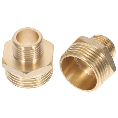 SKISUNO 2 Stück Fitting Reduzierstück Garten Schlauch Adapter für Verschiedene Rostfrei und Langlebig für Gartenbewässerung und Autowäsche SKISUNO 2 Stück Fitting Reduzierstück Garten Schlauch Adapter für Verschiedene Rostfrei und Langlebig für Gartenbewässerung und Autowäsche von SKISUNO