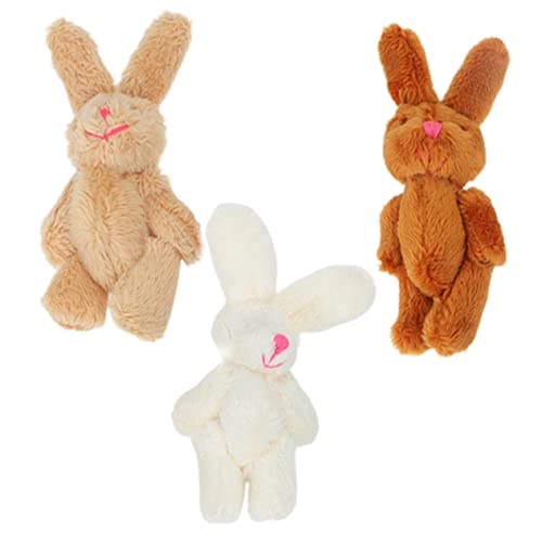 SKISUNO 3Stücke Hasen Plüschtiere Niedliche Kaninchenpuppen für Dekoration für Valentinstag Weihnachten aus Weichem Material SKISUNO 3Stücke Hasen Plüschtiere Niedliche Kaninchenpuppen für Dekoration für Valentinstag Weihnachten aus Weichem Material von SKISUNO