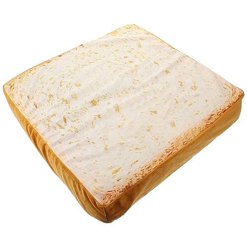 SKISUNO Toast Kissen Für Haustiere Abnehmbare Und Waschbare Brotform Weiche Schlafmatte Für Katzen Und Hunde Für Sofa Auto Oder Camping von SKISUNO