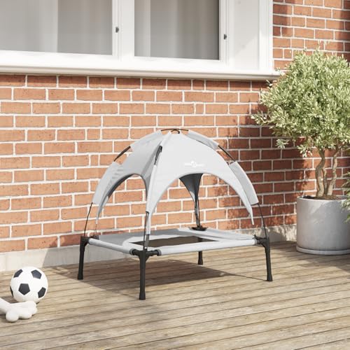 SKM Erhöhtes Hundebett mit Abnehmbarem Dach Silber Grau Stahl,Tier- & Haustierbedarf,Haustierbedarf,Hundebedarf,Hundebetten,Weiß,1.72KG,42008173 SKM Erhöhtes Hundebett mit Abnehmbarem Dach Silber Grau Stahl,Tier- & Haustierbedarf,Haustierbedarf,Hundebedarf,Hundebetten,Weiß,1.72KG,42008173 von SKM