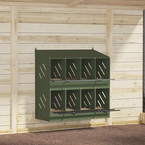 SKM Hühner-Nistkasten mit 8 Fächern Olivgrün Metall,Tiere & Tierbedarf,Haustierbedarf,Kleintierzubehör,Lebensräume & Gehege für Kleintiere,Grün,28.35KG,864349 SKM Hühner-Nistkasten mit 8 Fächern Olivgrün Metall,Tiere & Tierbedarf,Haustierbedarf,Kleintierzubehör,Lebensräume & Gehege für Kleintiere,Grün,28.35KG,864349 von SKM