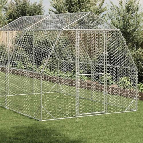SKM Hühnerstall 2,5x4x2,25 m Verzinkter Stahl,Tier- & Haustierbedarf,Haustierbedarf,Kleintierzubehör,Lebensräume & Gehege für Kleintiere,Silber,43.05KG,3328516 SKM Hühnerstall 2,5x4x2,25 m Verzinkter Stahl,Tier- & Haustierbedarf,Haustierbedarf,Kleintierzubehör,Lebensräume & Gehege für Kleintiere,Silber,43.05KG,3328516 von SKM