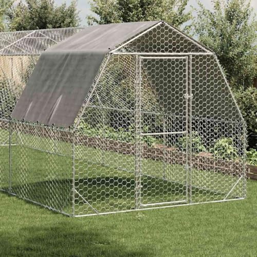 SKM Hühnerstall mit Dach 2,5x8x2,25 m Verzinkter Stahl,Tier- & Haustierbedarf,Haustierbedarf,Kleintierzubehör,Lebensräume & Gehege für Kleintiere,Silber,70.65KG,3328528 SKM Hühnerstall mit Dach 2,5x8x2,25 m Verzinkter Stahl,Tier- & Haustierbedarf,Haustierbedarf,Kleintierzubehör,Lebensräume & Gehege für Kleintiere,Silber,70.65KG,3328528 von SKM