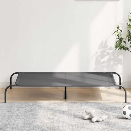 SKM Hundebett Erhöht Grau 130x80x20 cm Textilene und Stahl,Tier- & Haustierbedarf,Haustierbedarf,Hundebedarf,Hundebetten,Grau,3KG,42000844 SKM Hundebett Erhöht Grau 130x80x20 cm Textilene und Stahl,Tier- & Haustierbedarf,Haustierbedarf,Hundebedarf,Hundebetten,Grau,3KG,42000844 von SKM