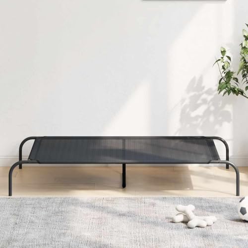 SKM Hundebett Erhöht Schwarz 130x80x20 cm Textilene und Stahl,Tier- & Haustierbedarf,Haustierbedarf,Hundebedarf,Hundebetten,Schwarz,3KG,42000836 SKM Hundebett Erhöht Schwarz 130x80x20 cm Textilene und Stahl,Tier- & Haustierbedarf,Haustierbedarf,Hundebedarf,Hundebetten,Schwarz,3KG,42000836 von SKM