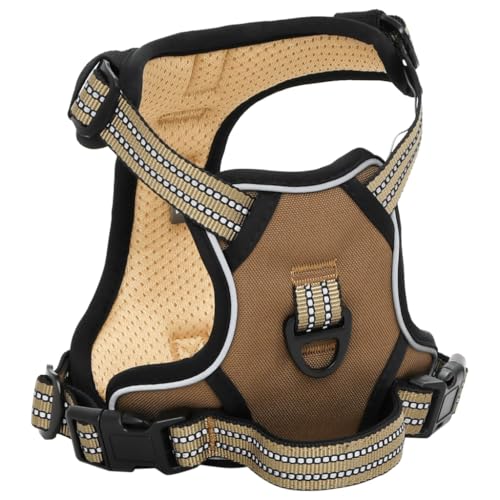 SKM Hundegeschirr mit Leine & Halsband Verstellbar Braun L,Tiere & Tierbedarf,Haustierbedarf,Hundebedarf,Brown,0.74KG,4013392 SKM Hundegeschirr mit Leine & Halsband Verstellbar Braun L,Tiere & Tierbedarf,Haustierbedarf,Hundebedarf,Brown,0.74KG,4013392 von SKM