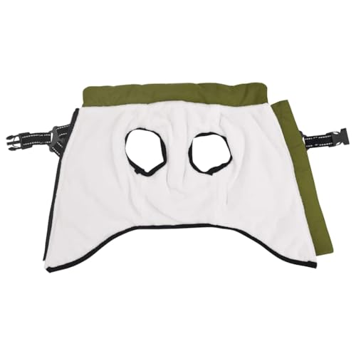SKM Hundemantel Geschirr Wasserdicht Reflektierend Armeegrün L28,Tiere & Tierbedarf,Haustierbedarf,Hundebedarf,Hundebekleidung,Grün,0.22KG,4019893 von SKM