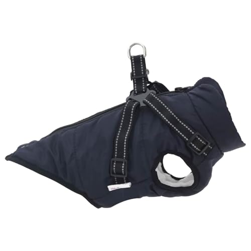 SKM Hundemantel Geschirr Wasserdicht Reflektierend Marineblau L28,Tiere & Tierbedarf,Haustierbedarf,Hundebedarf,Hundebekleidung,Blau,0.22KG,4019914 von SKM