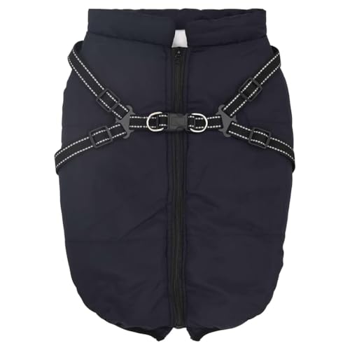 SKM Hundemantel Geschirr Wasserdicht Reflektierend Marineblau L44,Tiere & Tierbedarf,Haustierbedarf,Hundebedarf,Hundebekleidung,Blau,0.32KG,4019918 von SKM