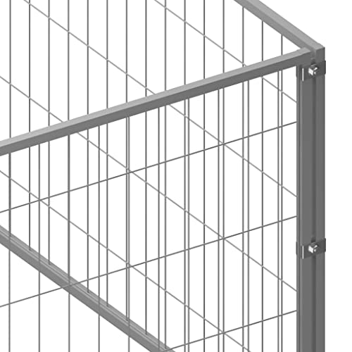 SKM Haustierbedarf Silbern 16 m² Stahl, Weight: 43.7 kg, 3082124 von SKM