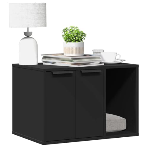 SKM Katzenklo Schwarz 60x40x40 cm Holzwerkstoff,Tier- & Haustierbedarf , Haustierbedarf , Katzenbedarf , Kratzbäume,Schwarz,13.7KG,857725 SKM Katzenklo Schwarz 60x40x40 cm Holzwerkstoff,Tier- & Haustierbedarf , Haustierbedarf , Katzenbedarf , Kratzbäume,Schwarz,13.7KG,857725 von SKM