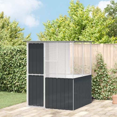 SKM Vogelkäfig Anthrazit 215x78x200 cm Verzinkter Stahl,Tier- & Haustierbedarf,Haustierbedarf,Vogelbedarf,Vogelkäfige & -ständer,Grau,61.8KG,3325168 SKM Vogelkäfig Anthrazit 215x78x200 cm Verzinkter Stahl,Tier- & Haustierbedarf,Haustierbedarf,Vogelbedarf,Vogelkäfige & -ständer,Grau,61.8KG,3325168 von SKM