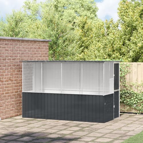 SKM Vogelkäfig Anthrazit 215x78x200 cm Verzinkter Stahl,Tier- & Haustierbedarf,Haustierbedarf,Vogelbedarf,Vogelkäfige & -ständer,Grau,79.9KG,3325169 SKM Vogelkäfig Anthrazit 215x78x200 cm Verzinkter Stahl,Tier- & Haustierbedarf,Haustierbedarf,Vogelbedarf,Vogelkäfige & -ständer,Grau,79.9KG,3325169 von SKM