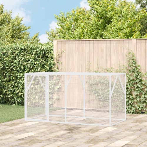 SKM Vogelvoliere Anthrazit 102x208x108 cm Stahl,Tier- & Haustierbedarf,Haustierbedarf,Vogelbedarf,Vogelkäfige & -ständer,Silber,17.85KG,4100925 SKM Vogelvoliere Anthrazit 102x208x108 cm Stahl,Tier- & Haustierbedarf,Haustierbedarf,Vogelbedarf,Vogelkäfige & -ständer,Silber,17.85KG,4100925 von SKM