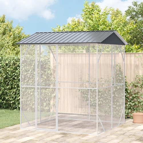 SKM Voliere Anthrazit 210x227x247 cm Stahl,Tier- & Haustierbedarf,Haustierbedarf,Vogelbedarf,Vogelkäfige & -ständer,Grau,62.8KG,3325152 SKM Voliere Anthrazit 210x227x247 cm Stahl,Tier- & Haustierbedarf,Haustierbedarf,Vogelbedarf,Vogelkäfige & -ständer,Grau,62.8KG,3325152 von SKM