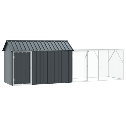 SKM Voliere mit Erweiterung Anthrazit 112x421x141 cm Stahl,Tier- & Haustierbedarf,Haustierbedarf,Vogelbedarf,Vogelkäfige & -ständer,Grau,56.6KG,3325148 SKM Voliere mit Erweiterung Anthrazit 112x421x141 cm Stahl,Tier- & Haustierbedarf,Haustierbedarf,Vogelbedarf,Vogelkäfige & -ständer,Grau,56.6KG,3325148 von SKM