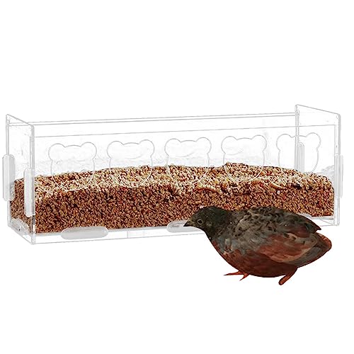 Automatischer Papageienfutterautomat | Automatische Futterspender für Papageiensamen mit Barsch - Transparenter Futterbehälter aus Acryl für Papageien, Papageien, Aras, Sittiche, Kanarienvögel Skuda Automatischer Papageienfutterautomat | Automatische Futterspender für Papageiensamen mit Barsch - Transparenter Futterbehälter aus Acryl für Papageien, Papageien, Aras, Sittiche, Kanarienvögel Skuda von SKUDA