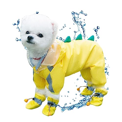 Hunderegenmäntel für große Hunde - Slicker-Poncho mit Kapuze, Vierbeiner, All-Inclusive,Wasserdichter, verstellbarer Nacht-Poncho mit reflektierenden Streifen für Hunde, Katzen, Welpen, Skuda Hunderegenmäntel für große Hunde - Slicker-Poncho mit Kapuze, Vierbeiner, All-Inclusive,Wasserdichter, verstellbarer Nacht-Poncho mit reflektierenden Streifen für Hunde, Katzen, Welpen, Skuda von SKUDA