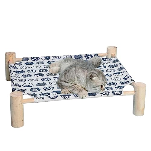 SKUDA Erhöhtes Hundebett, Kleines Hundebett, erhöhtes, kühlendes Außenbett für Katzen, Outdoor-Hundebett, Hängemattenbett. Welpenbett, Katzenbetten für Hauskatzen SKUDA Erhöhtes Hundebett, Kleines Hundebett, erhöhtes, kühlendes Außenbett für Katzen, Outdoor-Hundebett, Hängemattenbett. Welpenbett, Katzenbetten für Hauskatzen von SKUDA