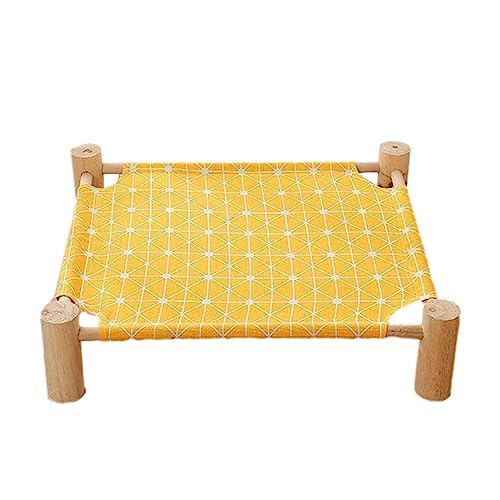 SKUDA Outdoor-Hundebett,Katzen-Kühlbett aus Holz für den Sommer - Erhöhtes Hundebett, Katzenbettmöbel, Haustierbett für den Sommer, drinnen und draußen, Katze, Hund SKUDA Outdoor-Hundebett,Katzen-Kühlbett aus Holz für den Sommer - Erhöhtes Hundebett, Katzenbettmöbel, Haustierbett für den Sommer, drinnen und draußen, Katze, Hund von SKUDA
