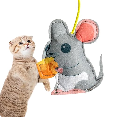 SKUDA Selbstspielendes Katzenspielzeug | Elastisches Katzenspielzeug Tür Katzenspielzeug | Katzensprung-Übungs-Feder-Katzenspielzeug für den Innenbereich für Katzen im Innenbereich, Katzenspielzeug SKUDA Selbstspielendes Katzenspielzeug | Elastisches Katzenspielzeug Tür Katzenspielzeug | Katzensprung-Übungs-Feder-Katzenspielzeug für den Innenbereich für Katzen im Innenbereich, Katzenspielzeug von SKUDA