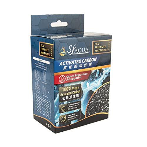 SL Aqua Premium Aktivkohlefilter für Aquarien, Aktivkohlefilter, Aquarium, Garnelen, 1 x 150 g von SL AQUA