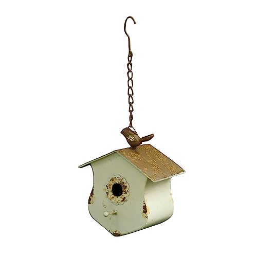 SLAVIK Bauernhaus, Wandmontage, kleines Haus, Metallmaterial, Vogelhaus, Outdoor, Garten, Windspiel, Dekoration, geeignet for Traufe und Wände SLAVIK Bauernhaus, Wandmontage, kleines Haus, Metallmaterial, Vogelhaus, Outdoor, Garten, Windspiel, Dekoration, geeignet for Traufe und Wände von SLAVIK