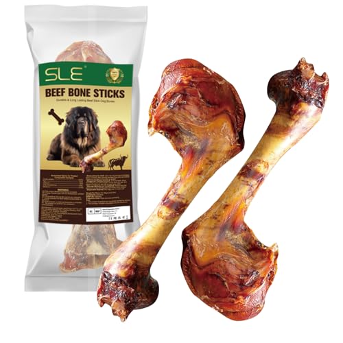 Rinderknochen Gesunde Kauknochen für Hunde, Natürliche Hundekauknochen, Rinderstangenknochen proteinreich und gut für die Kaumuskulatur ihres Hundes (S, Rindfleisch) von SLE