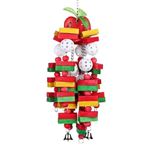 Haustier Vogel Kauen Spielzeug Bunte Holzblöcke Acryl Perlen Papagei Spielzeug Biss Brücke Vogel Reißen Spielzeug Nymphensittiche Training Hängen Schaukel Haustier Vogel Kauen Spielzeug Bunte Holzblöcke Acryl Perlen Papagei Spielzeug Biss Brücke Vogel Reißen Spielzeug Nymphensittiche Training Hängen Schaukel von SLTEC