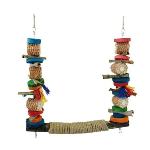 Papageienkäfig Spielzeug Bunte Holz Biss beständig Vögel Kauen Spielzeug Seil Verschleißfest Vogel Schaukel Haustier Liefert Papageienkäfig Spielzeug Bunte Holz Biss beständig Vögel Kauen Spielzeug Seil Verschleißfest Vogel Schaukel Haustier Liefert von SLTEC