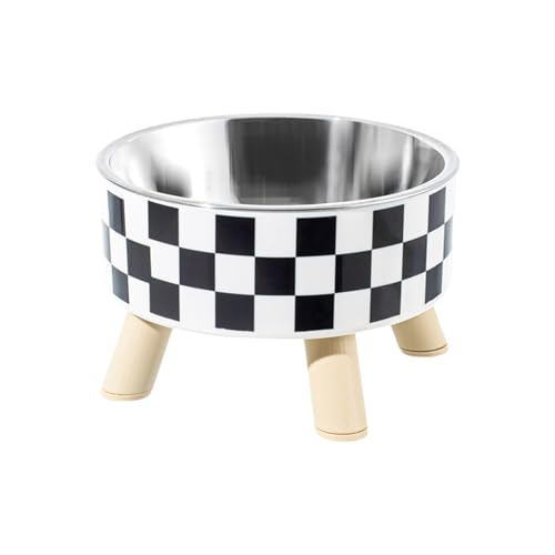 Ergonomische Hundeschalen Mit Schüssel Einsetzen Sie Gericht Für Gesunde Ernährung Karierte Druckstich Ergonomische Hundeschalen Mit Schüssel Einsetzen Sie Gericht Für Gesunde Ernährung Karierte Druckstich von SLXLYH
