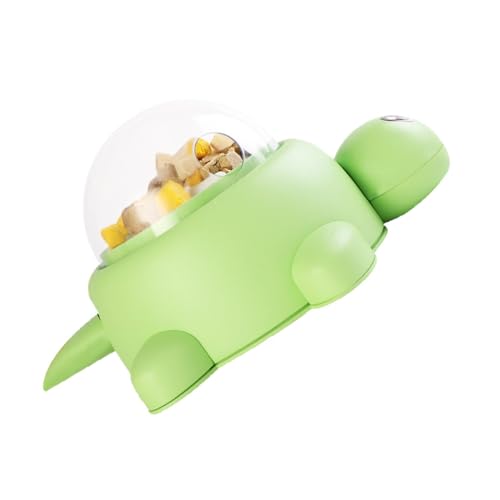 SLXLYH Rotierende Hundeschüssel Feeder Mit Leckerbissen Spender Für Langsam Essen Blähungen Und Geistige Schildkröte Design Hunde Lebensmittelabteilung Trainingschale von SLXLYH