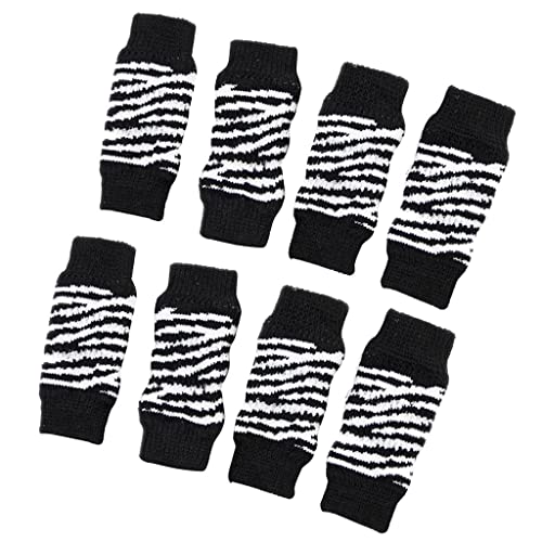 SM SunniMix 8 Schwarze Beinwärmer Hunde Beinwunden Schutz Socken Bandage von SM SunniMix