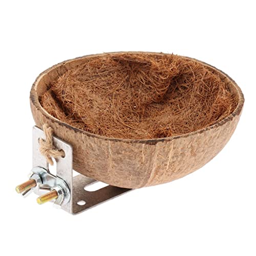 SM SunniMix Kokosnuss-Shell Vogelnest Spielzeug für Vogel, Wellensittich, Nymphensittich, Papagei, Kanarienvogel, Unzertrennlich SM SunniMix Kokosnuss-Shell Vogelnest Spielzeug für Vogel, Wellensittich, Nymphensittich, Papagei, Kanarienvogel, Unzertrennlich von SM SunniMix