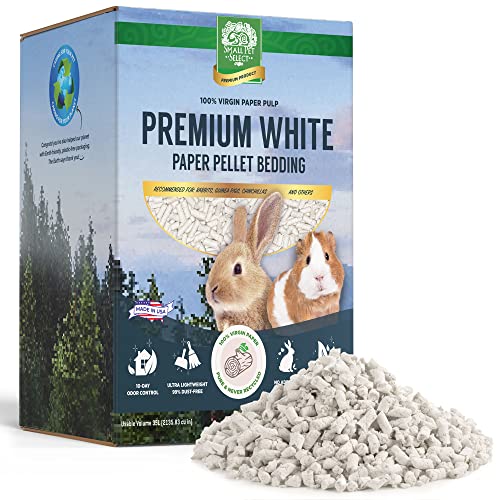 SMALL PET SELECT - Premium White Paper Pellet Small Animal Bedding for Rabbits, Guinea Pigs, Chinchillas, Mice, and Rats SMALL PET SELECT - Premium White Paper Pellet Small Animal Bedding for Rabbits, Guinea Pigs, Chinchillas, Mice, and Rats von SMALL PET SELECT
