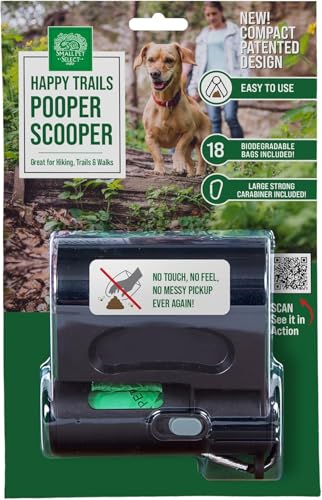 Small Pet Select Kotschaufel, Hundekotschaufel mit Beuteln für Haustierabfälle, tragbares Design mit Leinenclip und Beutelspender Small Pet Select Kotschaufel, Hundekotschaufel mit Beuteln für Haustierabfälle, tragbares Design mit Leinenclip und Beutelspender von SMALL PET SELECT