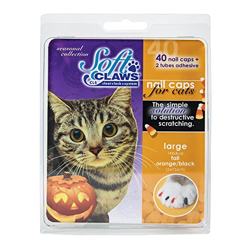 Smart Practice Nagelkappen für Katzen, weich, 40 Stück, Orange/Schwarz von SMAR.T