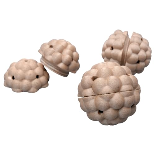 Set mit 3 Trüffeln für Hundetraining aus Holz, PLA Eier, Training, Made in Italy von SMARTFLO