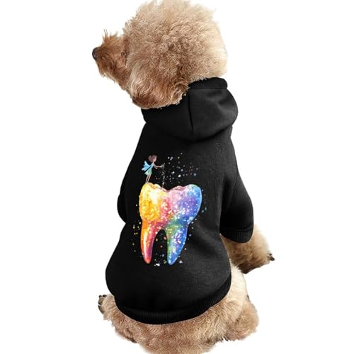 Aquarell Dental Zahnarzt Glitzer Lustiger Hunde-Kapuzenpullover Haustierkostüme Sweatshirt für kleine mittelgroße große Welpen Katzenkleidung Aquarell Dental Zahnarzt Glitzer Lustiger Hunde-Kapuzenpullover Haustierkostüme Sweatshirt für kleine mittelgroße große Welpen Katzenkleidung von SMAZDFXX
