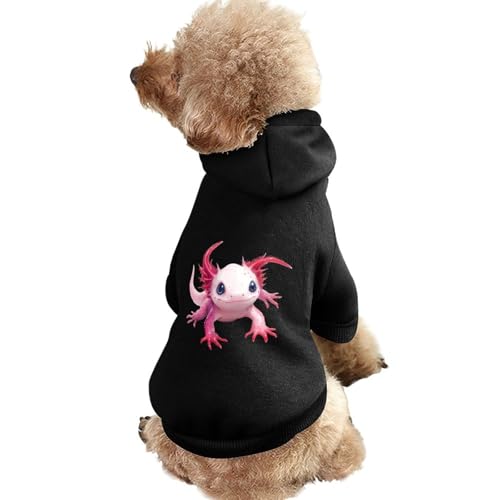 Axolotl, süßer, lustiger Hunde-Kapuzenpullover, Haustierkostüm, Sweatshirt für kleine, mittelgroße und große Welpen, Katzenkleidung von SMAZDFXX