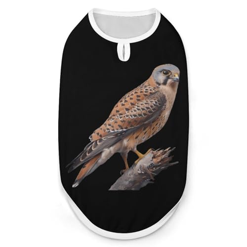Hunde-Shirts mit Turmfalken-Vogel-Aufdruck, ärmelloses Tanktop für kleine Welpen und Katzen Hunde-Shirts mit Turmfalken-Vogel-Aufdruck, ärmelloses Tanktop für kleine Welpen und Katzen von SMAZDFXX