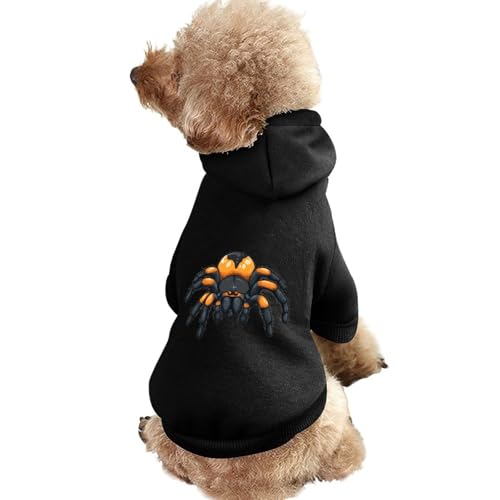 Lustiger Hunde-Kapuzenpullover mit Spinnen-Vogelspinne, Haustierkostüm, Sweatshirt für kleine, mittelgroße und große Welpen, Katzenkleidung von SMAZDFXX