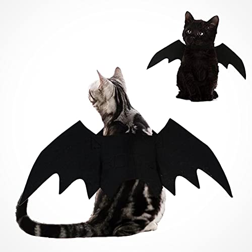 Sarekung Halloween Haustier Kostüm Fledermaus Flügel Cosplay Hund Kostüm Katze Kostüm für Party von Sarekung