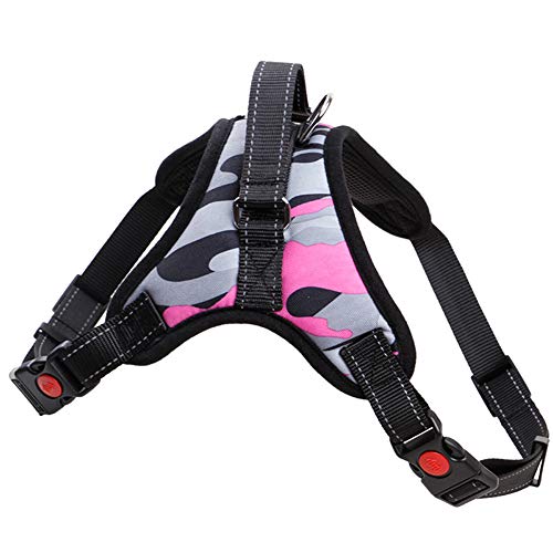 Hunde Geschirr ohne Zug, Front Clip-Westengurt Hunde Geschirr mit Griff Welpenbrust gepolstert, verstellbares, reflektierendes, atmungsaktives Mesh Hunde Geschirr ohne Zug, Front Clip-Westengurt Hunde Geschirr mit Griff Welpenbrust gepolstert, verstellbares, reflektierendes, atmungsaktives Mesh von Sarekung
