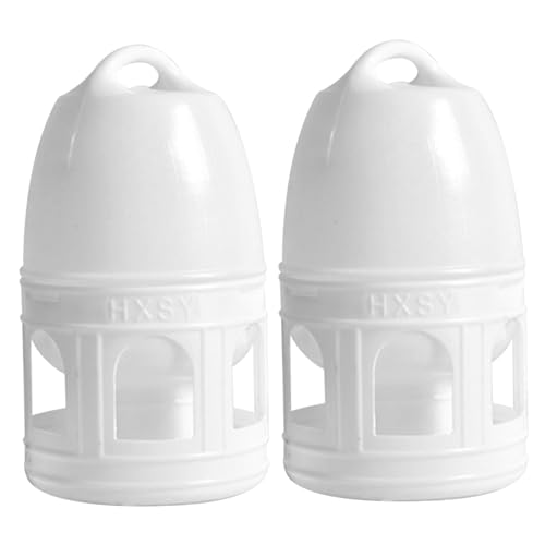 Pigeon Waterer 2PCS 6, 3 x 14, 2 Inin 3L Automatischer Vogelwasserfuttermittel mit Multi -Port und Griff zerschmettertem Vogelwasserspender für Hühnerpapageien von SMELEYOU