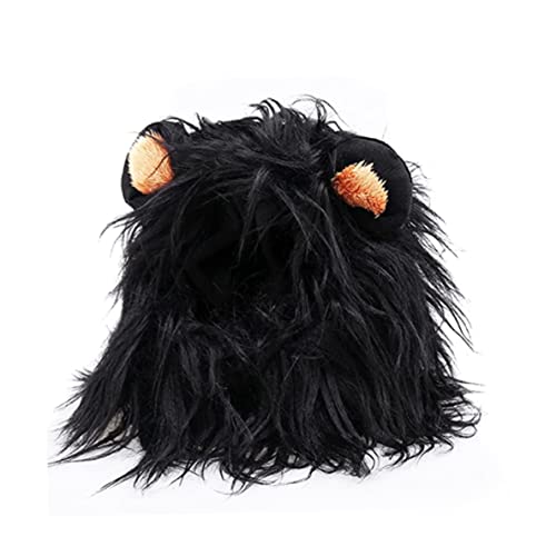 SMELEYOU Cat Halloween Kostüme Katzenmähne Perücken mit Ohren verleumdet Mähne Kostüm für Katzen und kleine Hunde lustige Haustierkostüme für Halloween-Weihnachtsfotografien Schwarze S SMELEYOU Cat Halloween Kostüme Katzenmähne Perücken mit Ohren verleumdet Mähne Kostüm für Katzen und kleine Hunde lustige Haustierkostüme für Halloween-Weihnachtsfotografien Schwarze S von SMELEYOU